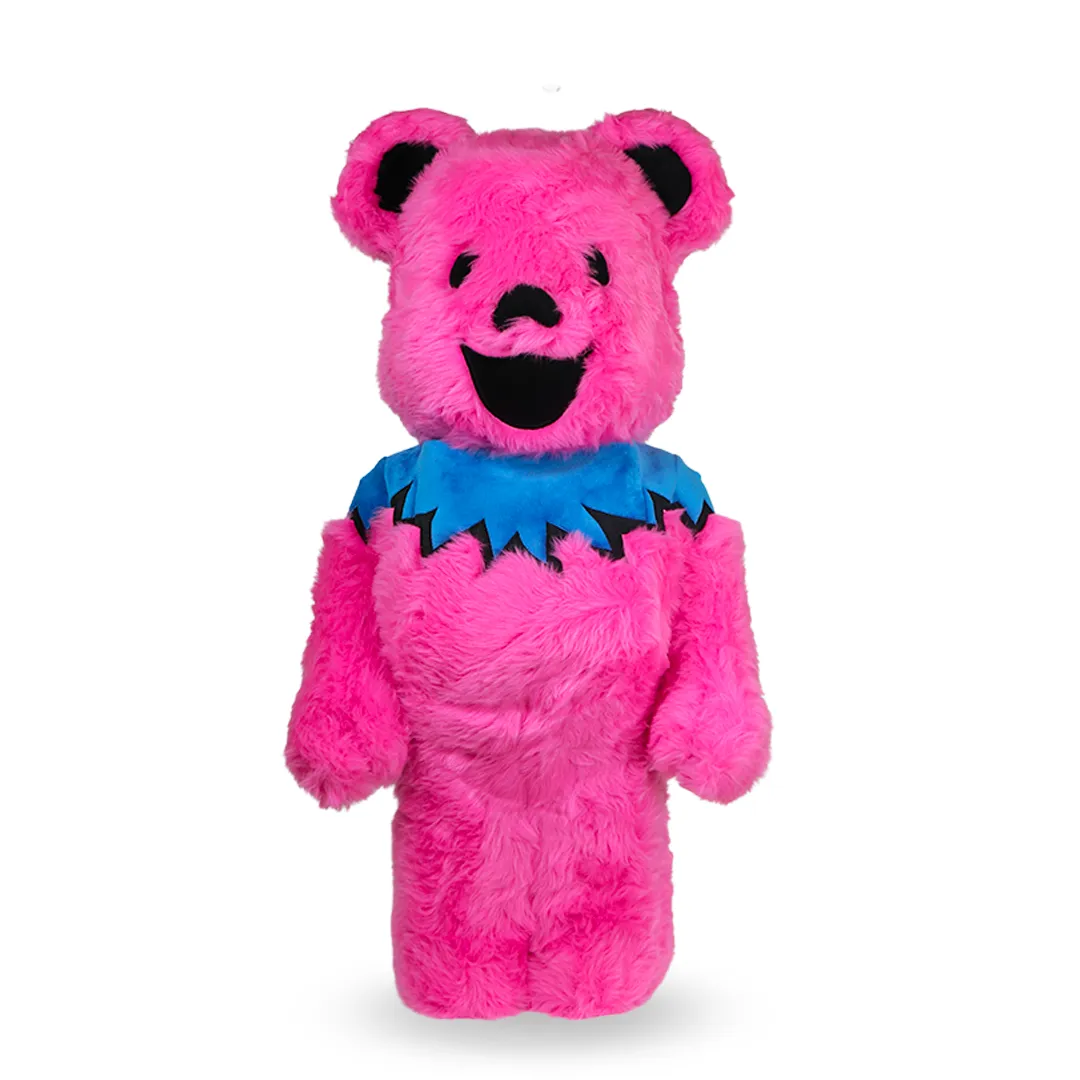 1000% Bearbrick Grateful Dead Dancing Bears Costume Ver. Pink Fabric Figure