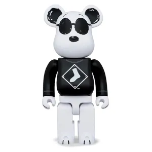 Pop Icon Celebrity Likeness 1000% MLB x Bearbrick Snoopy (White Sox)