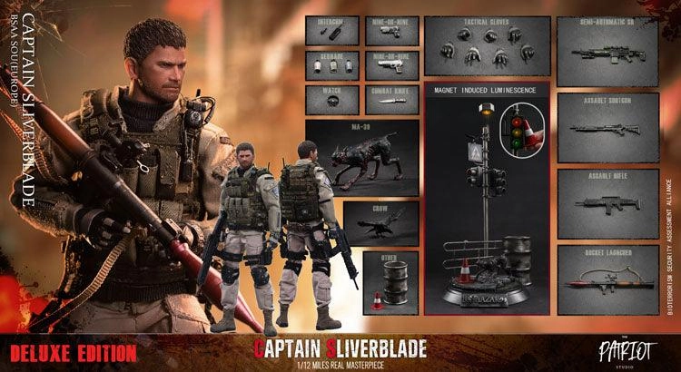 1:12 Captain Silverblade BSAA SOU (Europe) Action Figure Fair Monetization Spin-off Title