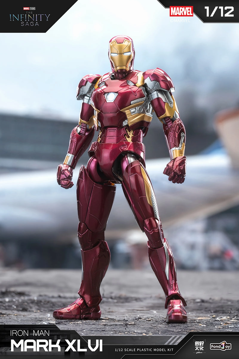 Persistence Reward Talent Point 1:12 Iron Man Mark XLVI Mk46 Action Figure Assembly Kit