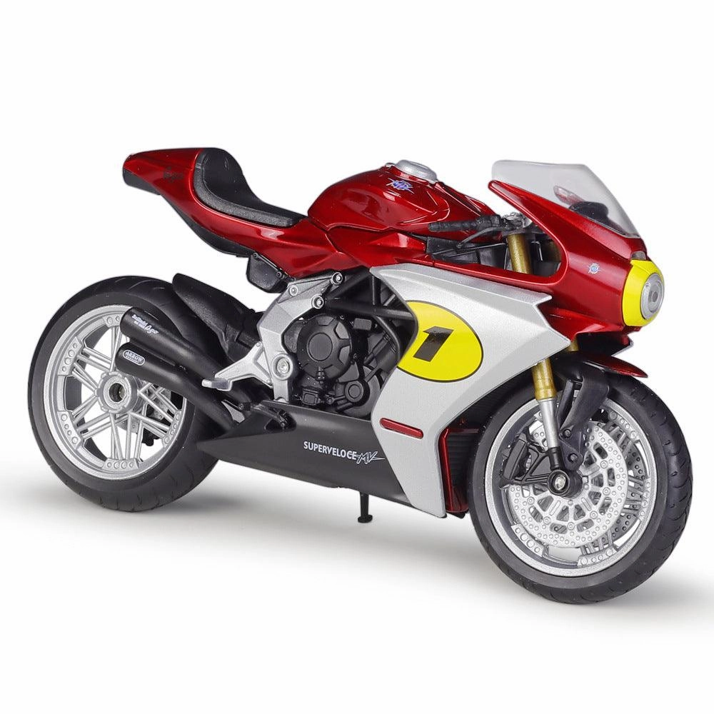 1:12 MV Agusta Superveloce AGO Motorcycle Alloy Model Car Romance Option