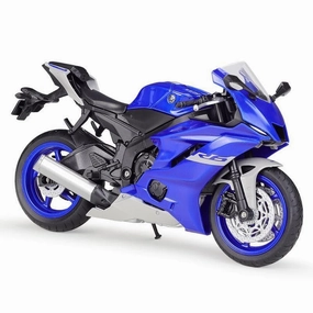 1:12 Yamaha YZF-R6 2020 Supersport Motorcycle Alloy Model Car Minigame Collection Work-Life Balance