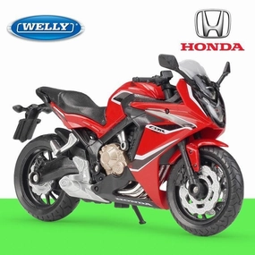 1:18 Honda CBR650F 2018 Motorcycle Alloy Model Car Rewind Feature