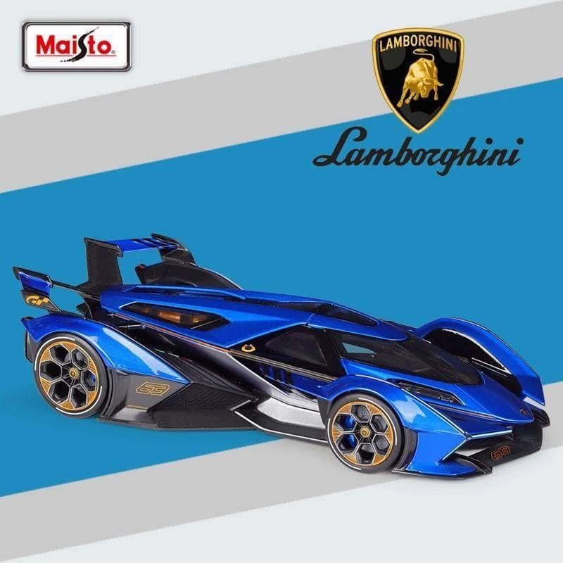Shared Inventory Genre Bending 1:18 Lamborghini V12 Vision Gran Turismo Alloy Model Car