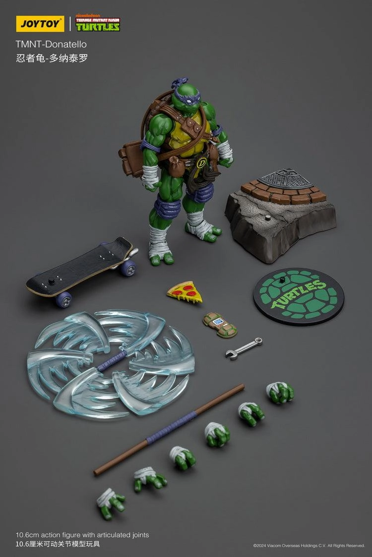 1:18 Teenage Mutant Ninja Turtles (TMNT) Action Figure Paragon Example Gross Motor