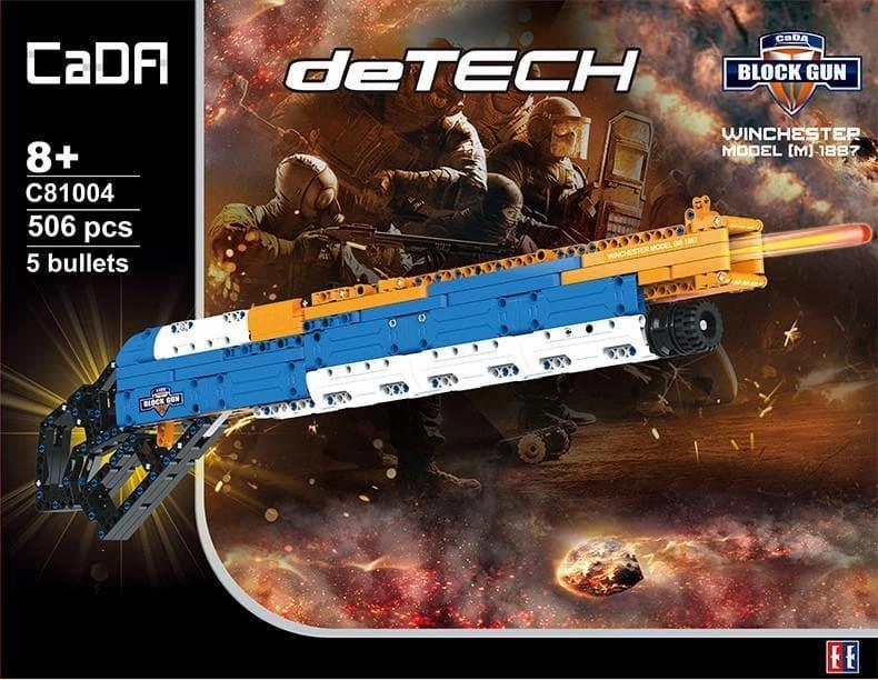 1:1 Winchester Model 1887 Shotgun Building Blocks Set Authentic Brands Instant Finish