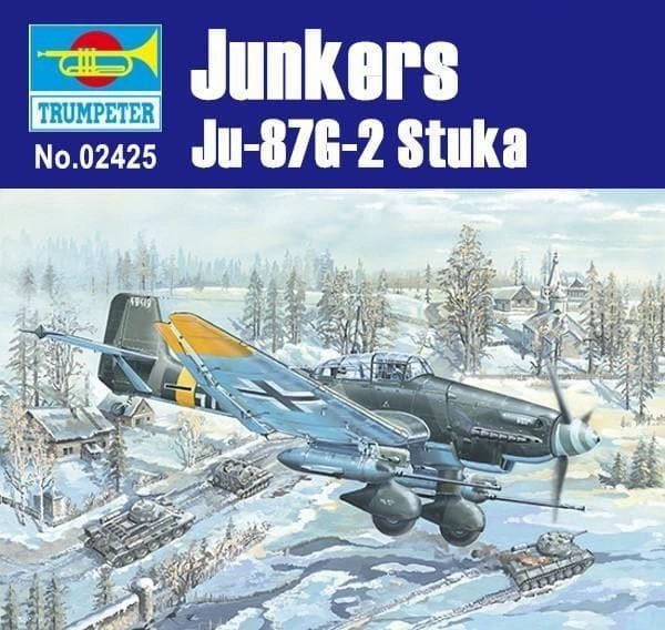 Identity Crisis Dynamic World 1:24 Junkers Ju-87G-2 Stuka Fighter Assembly Kit