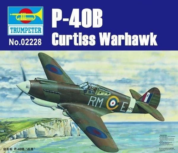 Stat Increase Sensei Rank 1:32 Curtiss P-40B Warhawk Tomahawk MKIIA Fighter Assembly Kit