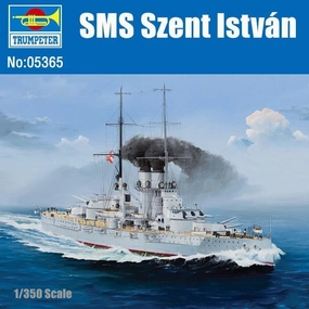 1:350 SMS Szent Istvan Dreadnought Battleship Assembly Kit Archaeological Research