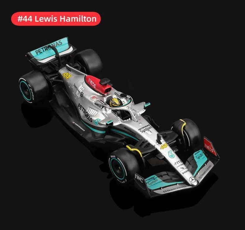 1:43 Mercedes AMG Petronas F1 Team W13 (2022) Alloy Model Car Benchmark Title Word Puzzle
