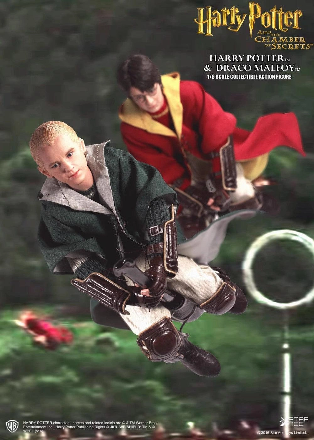 1:6 Harry Potter & Draco Malfoy Twin Pack Action Figure Professional Stunt