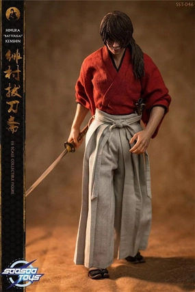 1:6 Himura Kenshin Battousai Version Action Figure Submarine Simulation Moral Dilemma
