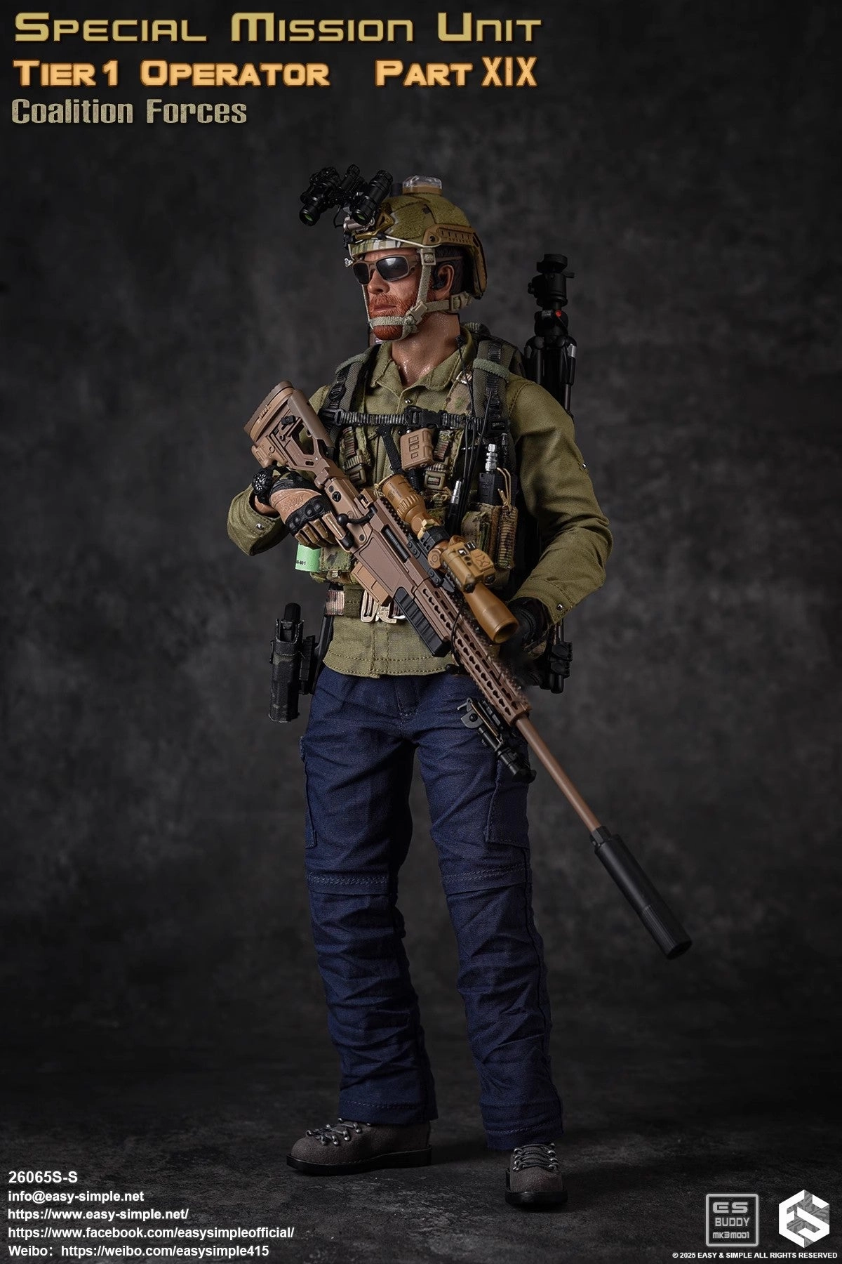 Forensic Detail 1:6 Special Mission Unit Tier 1 Operator Part XIX Coalition Forces Action Figure