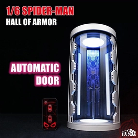 Grand Master Surround Support 1:6 Spiderman Automatic Door Hall of Armor Display Box