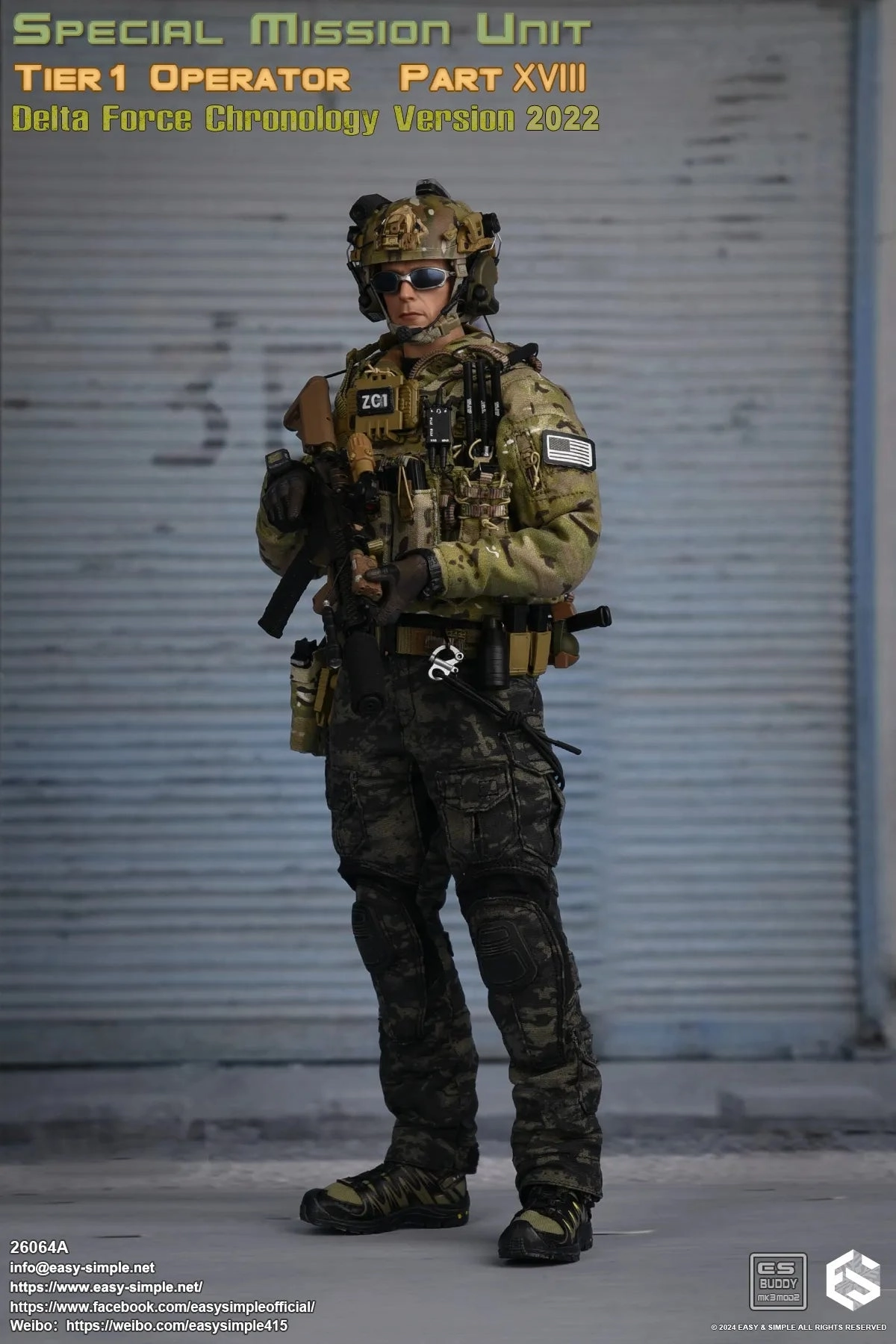 1:6 Tier 1 Operator Part XVIII Delta Force Chronology 2022 Action Figure (Version A) Endless Supply