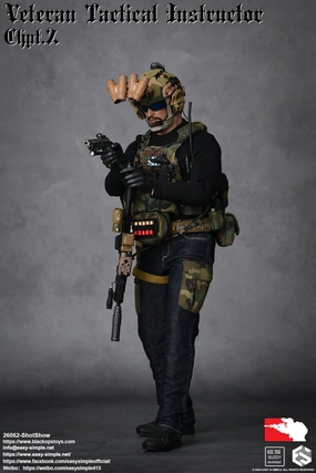 Sci-Fi Setting AAA Production 1:6 Veteran Tactical Instructor Action Figure (SS ShotShow Version)