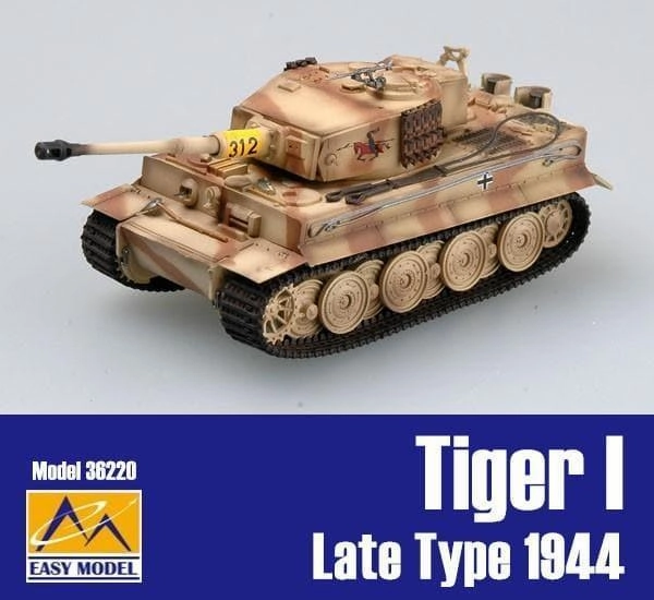 Strong Language Courtroom Drama 1:72 Tiger I Late Type 1944 Schwere Pz.Abt.505 Tiger 312 Tank