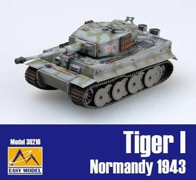 Standard Issue 1:72 Tiger I Middle Type sPzAbt101 Normandy 1943 Tank