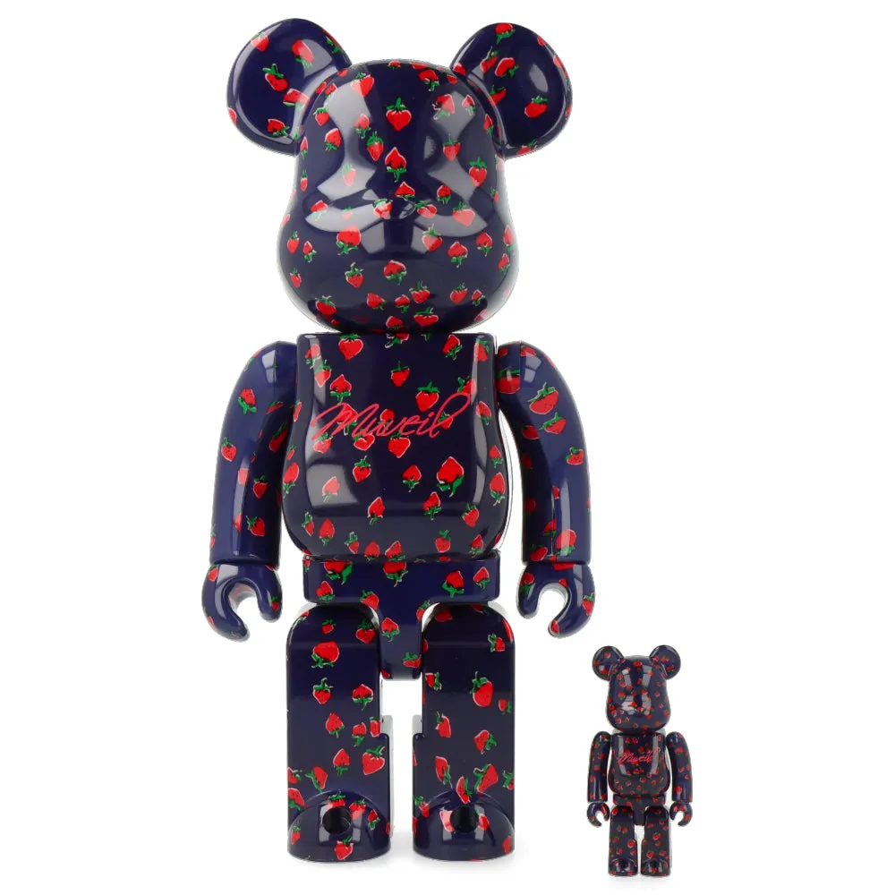 Limited Replica Streaming Decor 400%   100% Bearbrick Muveil Strawberry