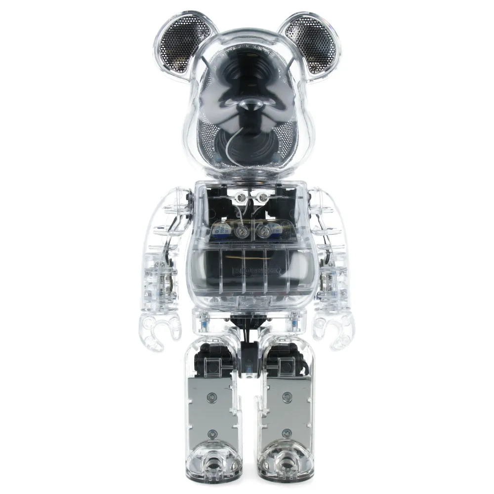 400% Bearbrick Portable Speaker Rinaro - Clear Vintage Collectible High End
