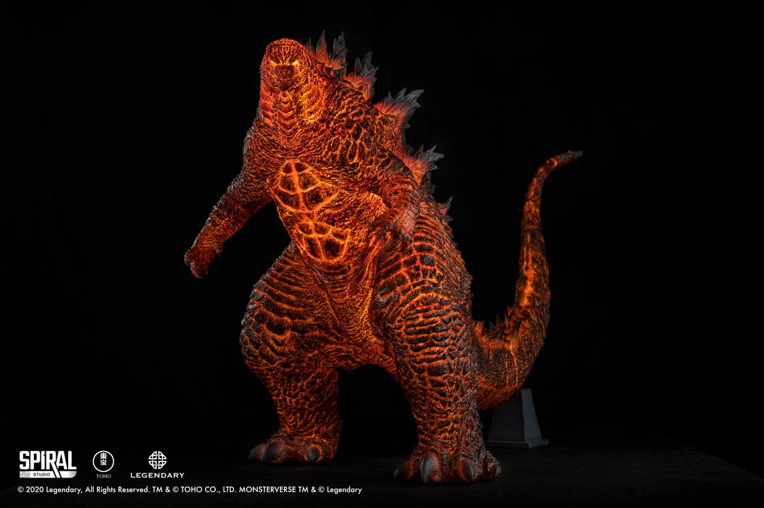 Animation Series Paleontology Model Burning Godzilla Statue - Regular Edition