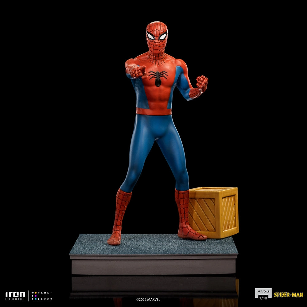 Spider-Man 60s Animated Series Art Scale 1/10 Movie Merch Casual Fan