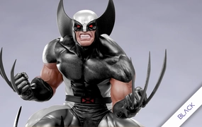 Action Model Marvel Gamerverse - Wolverine (Black Suit) 1/10 Scale Statue