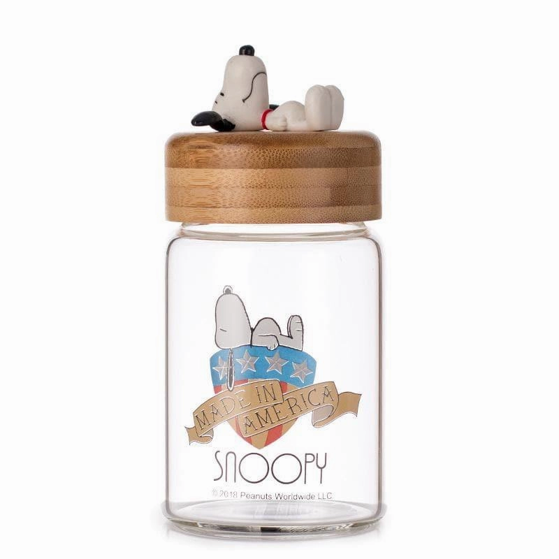 Base Game Fitness Benefit Snoopy 220ml Snack Food Storage Jar