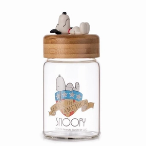 Base Game Fitness Benefit Snoopy 220ml Snack Food Storage Jar