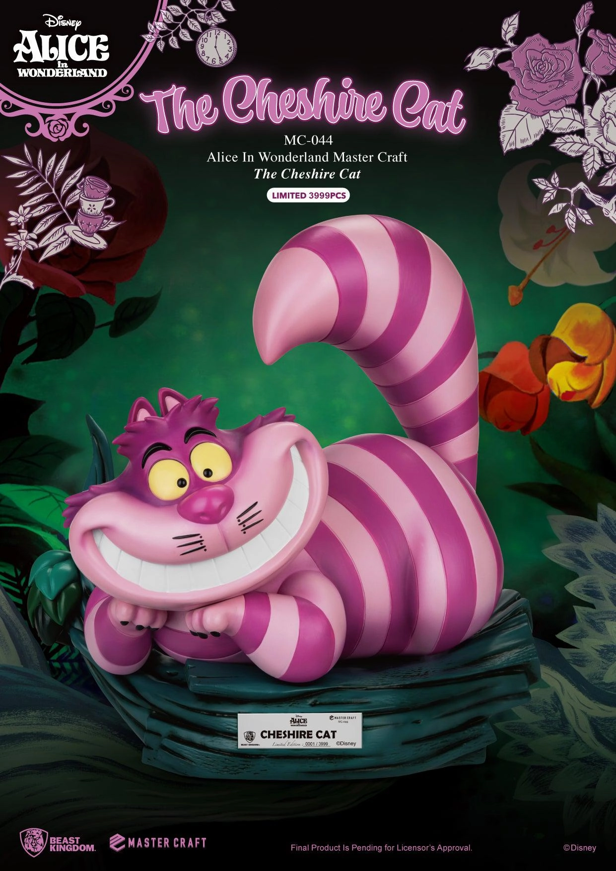 Interactive Exhibit Alice in Wonderland - Cheshire Cat Statue