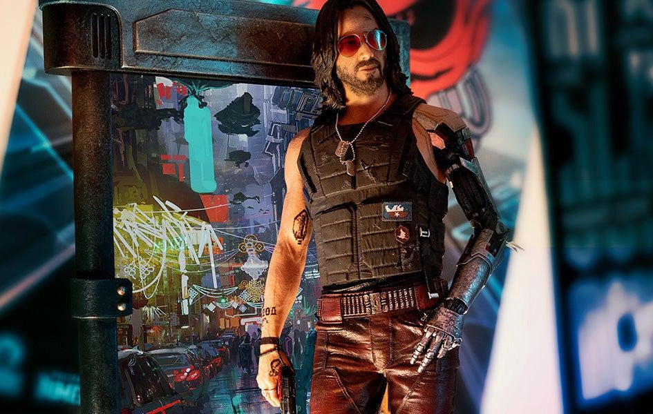 Robot Design Johnny Silverhand REGULAR 1/4 Statue