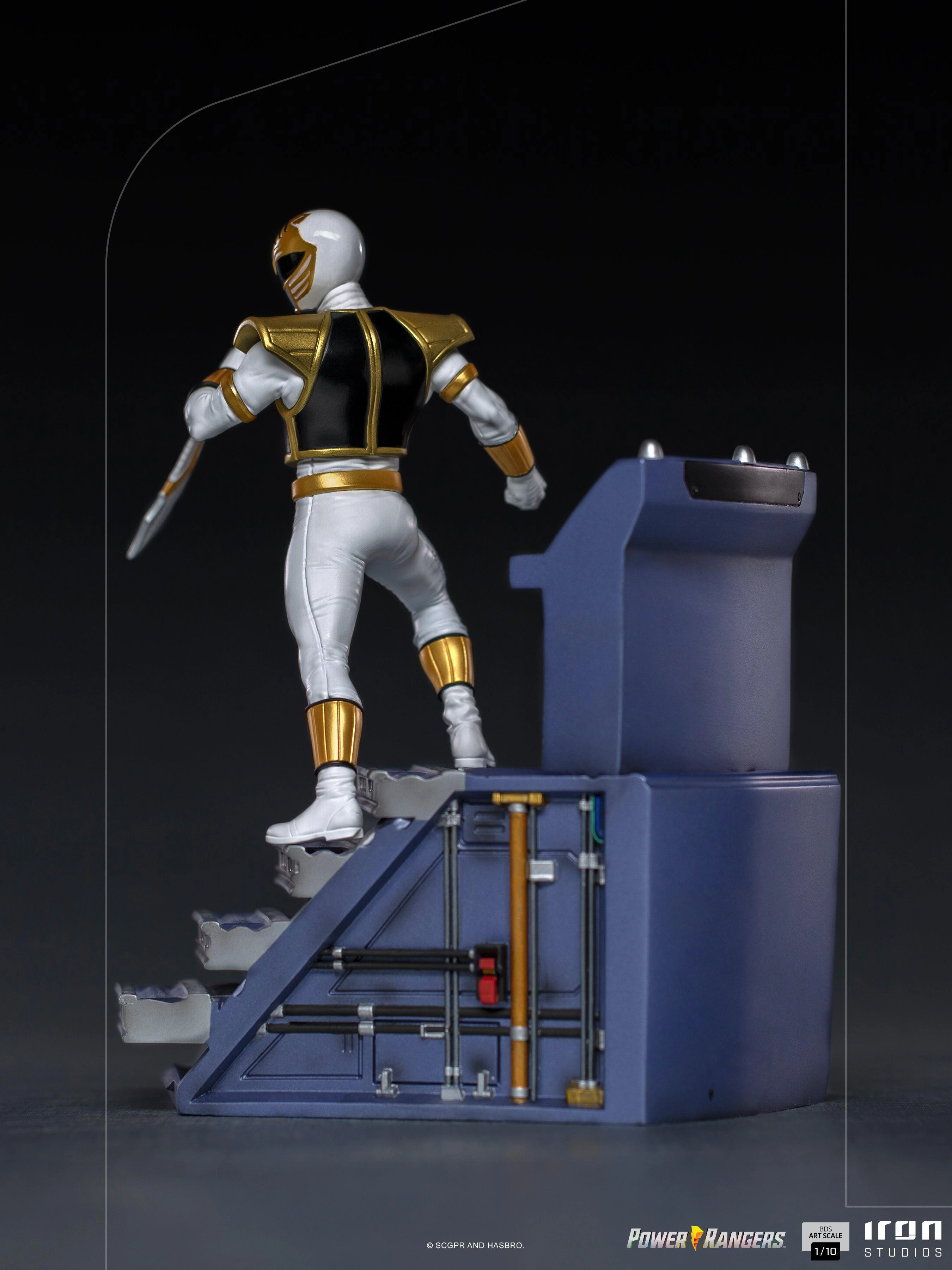 White Ranger BDS Art Scale 1/10 Battle Reenactment