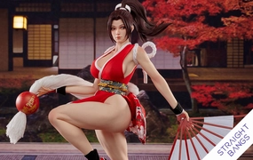 Art Exhibit King of Fighters XIV - Mai Shiranui VCF-2068S (Straight Bangs) 1/6 Scale Figure