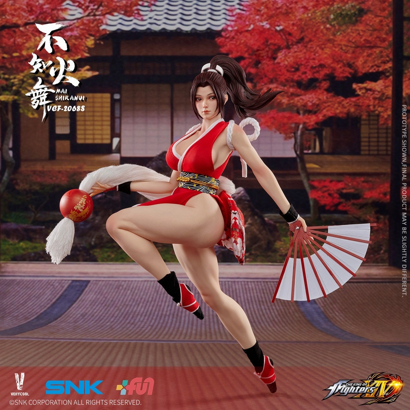 Superhero Hero Reptile Figure King of Fighters XIV - Mai Shiranui VCF-2068S (Straight Bangs) 1/6 Scale Figure