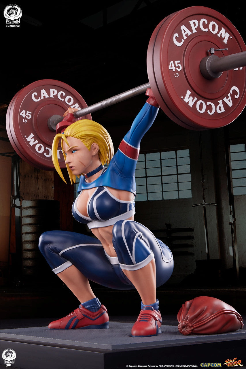 Cammy Powerlifting (SF6 Edition) 1/4 Scale Statue Action Replica Horror Monster