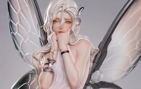 Mythological God Evergreen Product Micro Monster - Celestial Silkworm 1/4 Scale Statue