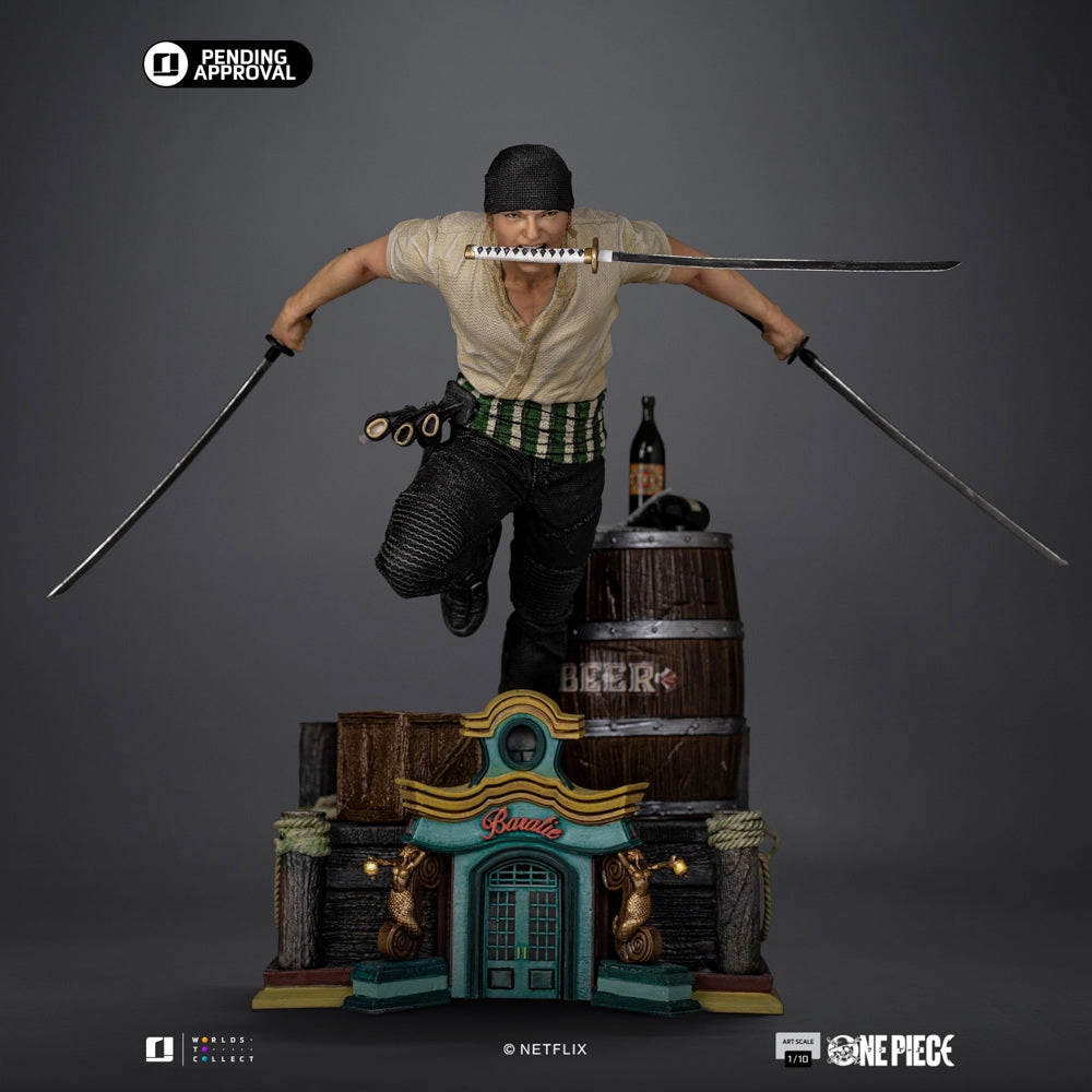 Educational Toy One Piece (Netflix) - Roronoa Zoro Art Scale 1/10