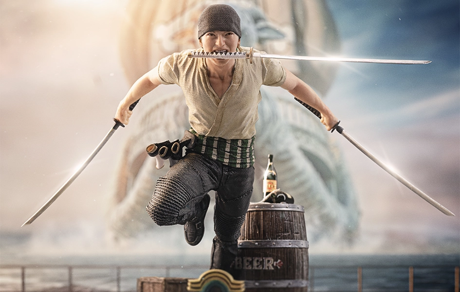 Blind Box Sports Memorabilia One Piece (Netflix) - Roronoa Zoro Art Scale 1/10