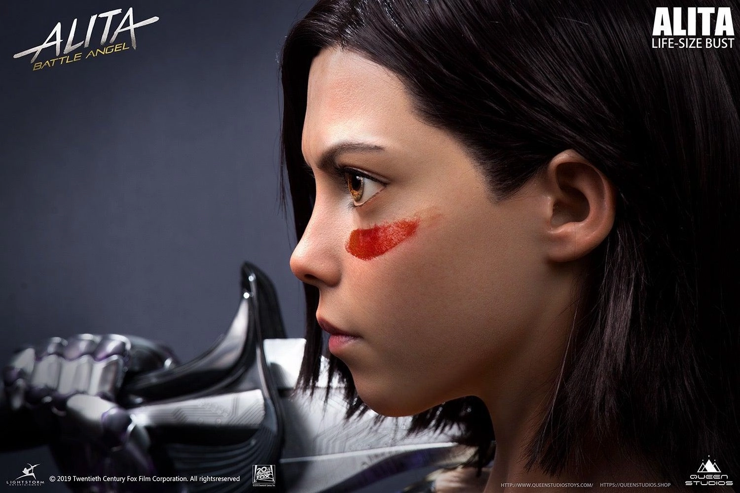 Chibi Figure Comic Adaptation Alita: Battle Angel EXCLUSIVE 1:1 Scale Lifesize Bust
