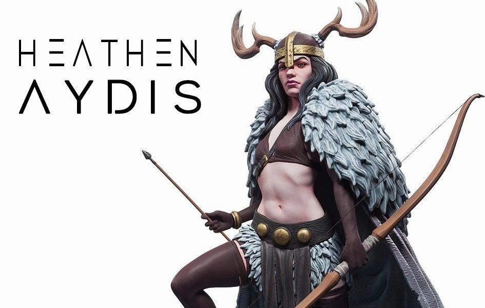 Decorative Accent Heathen Aydis 1/6 Scale Limited Statue