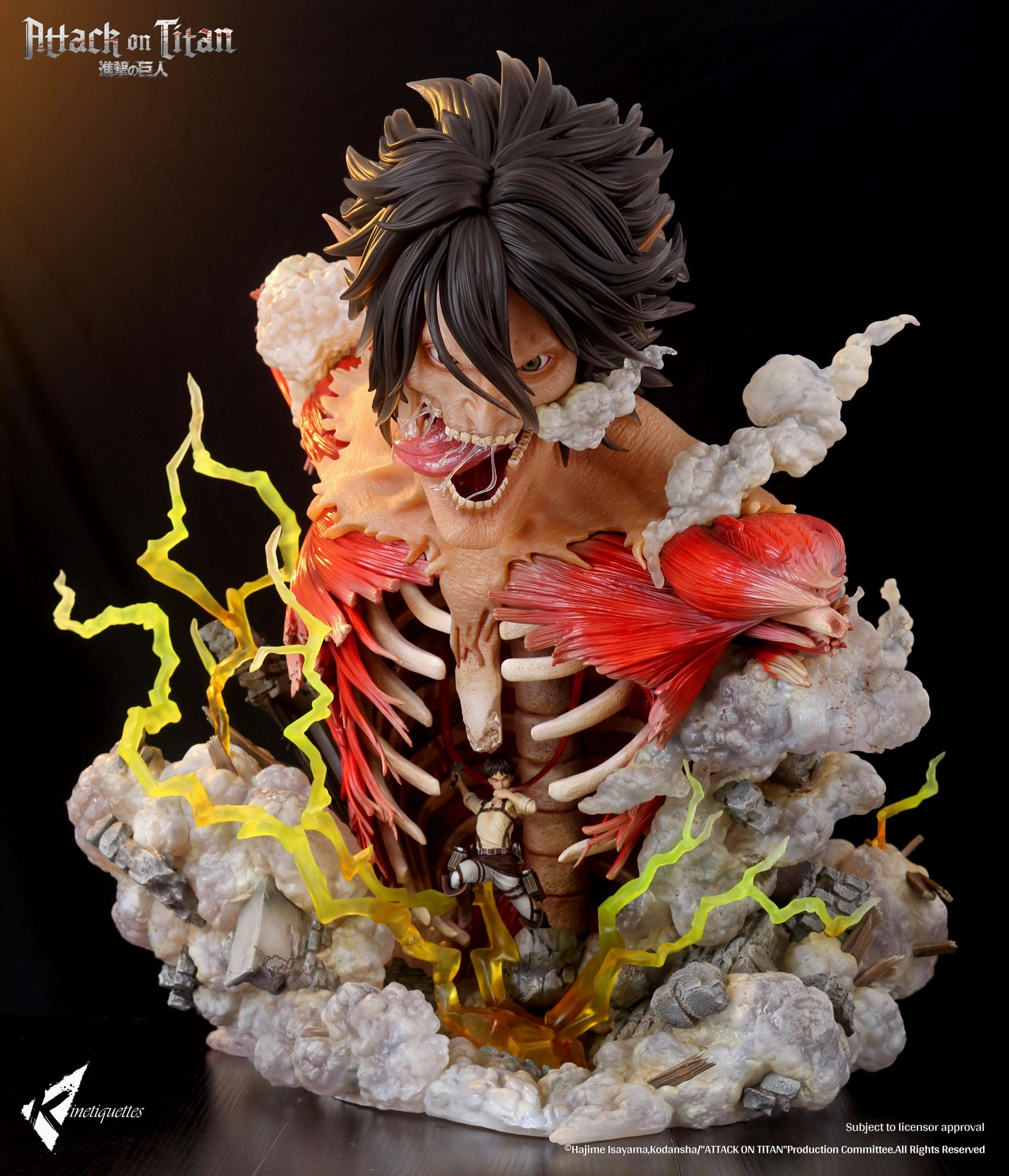Tourist Memorabilia Attack On Titan - Eren Jaeger 1/10 Scale Diorama