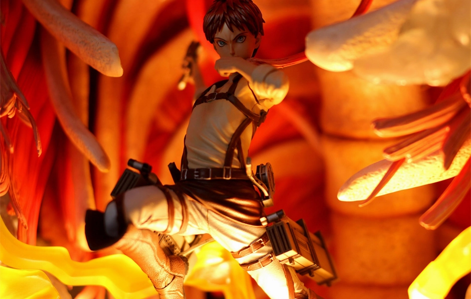 Polymer Clay Attack On Titan - Eren Jaeger 1/10 Scale Diorama