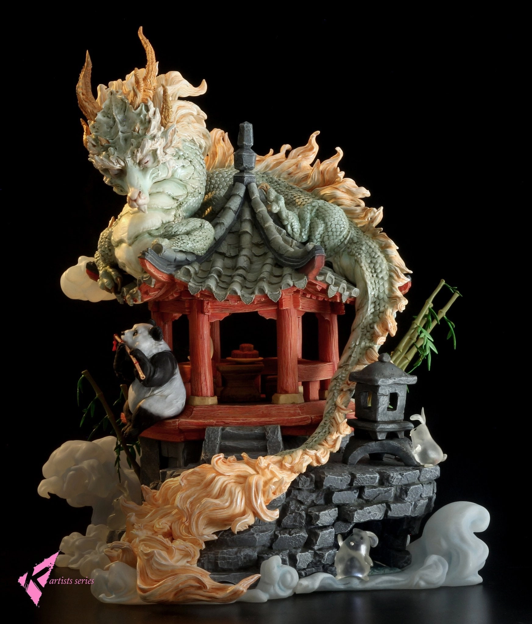 Anime Replica Display Base Artist Series - Dragon's Lullaby Statue