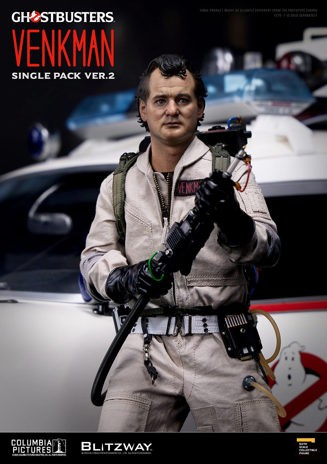 Ghostbusters - Dr. Peter Venkman (Single Pack ver. 2) 1/6 Scale Figure Museum Quality Adult Collectible