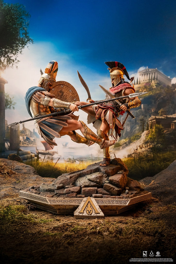 Gender Neutral Library Decor Assassin's Creed Odyssey - Spartan Kick Alexios 1/6 Scale Diorama