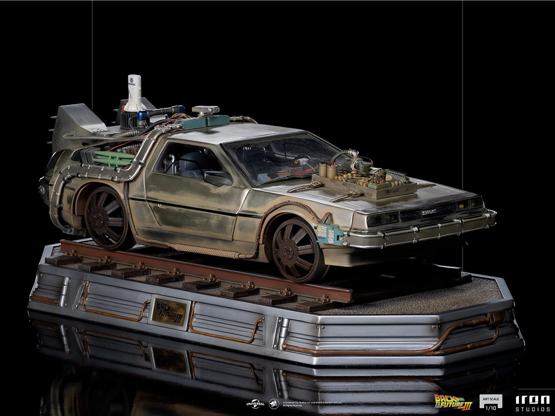 Back to the Future Part III - DeLorean III Art Scale 1/10 Anime Statue