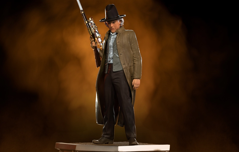 Display Figure Back to the Future Part III - Doc Brown Art Scale 1/10