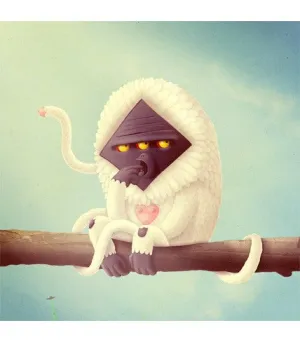 Collectible Item Standing Pose Bakea - Like A Monkey Giclee Print