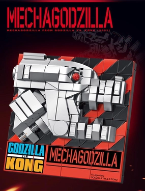 Mecha Godzilla 3D Photo Frame Building Blocks Reflex Test Arctic Expedition