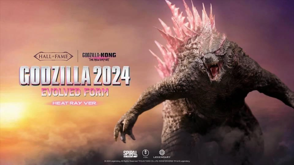 Smart device Godzilla 2024 Evolved Form Heat Ray Version Figure
